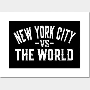 Represent Your NYC Pride with our 'New York City vs The World' Posters and Art